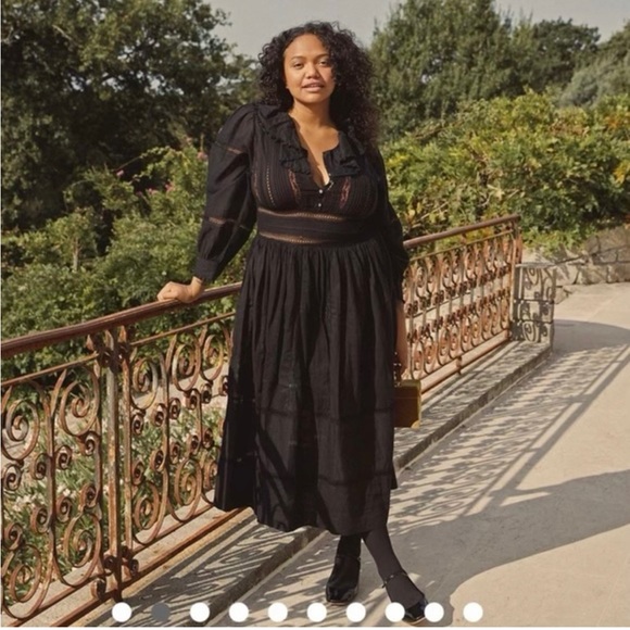 DOEN MARLA DRESS -- BLACK - Picture 3 of 10